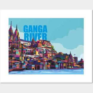 Ganga River Posters and Art